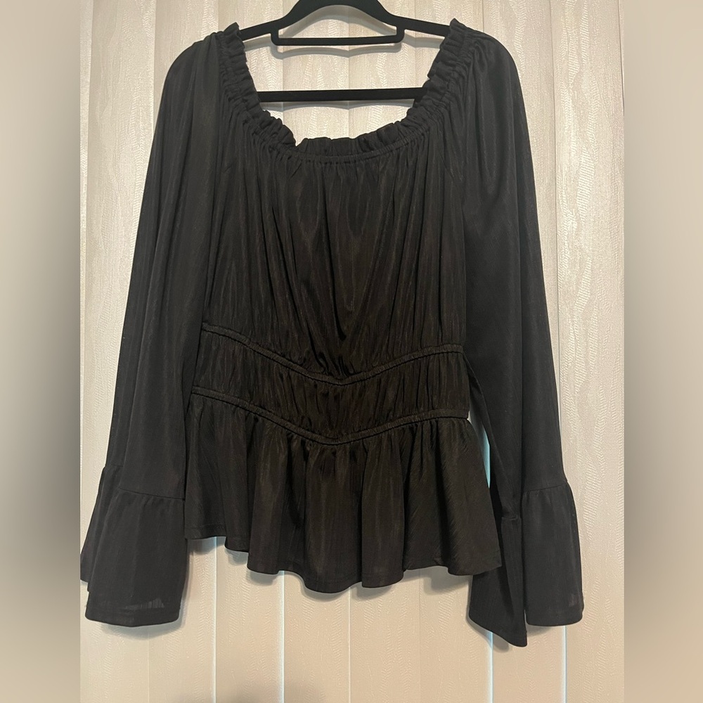 Elegant Black Women's Top